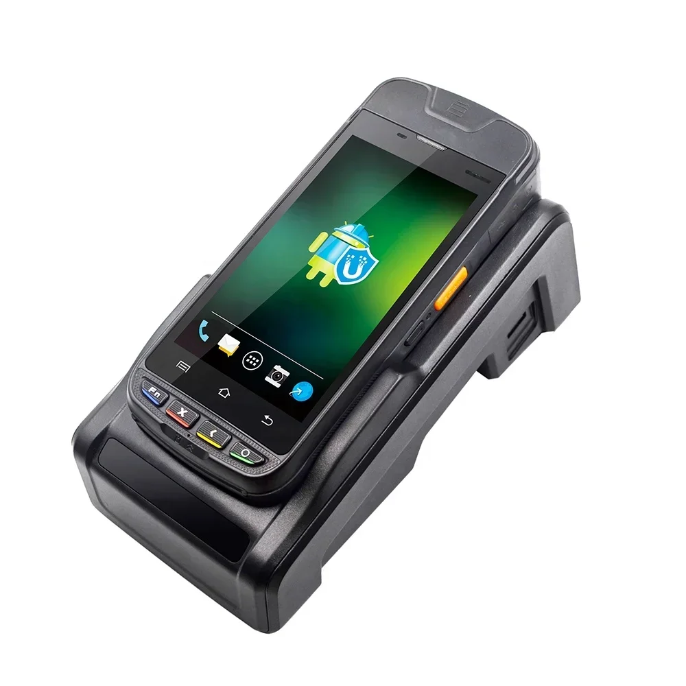 2025 venda quente urovo i9000s 5 ''android 13 touchscreen terminal pos inteligente nfc preço da máquina pos com impressora para restauração