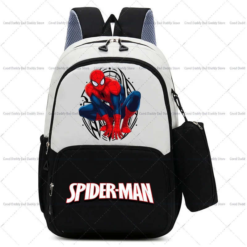 Student Anime Printed Schoolbag Accessories sSpider Boys Cartoon Cute Backpack Fashion Casual Book Bag Storage Pouch Gift 2026