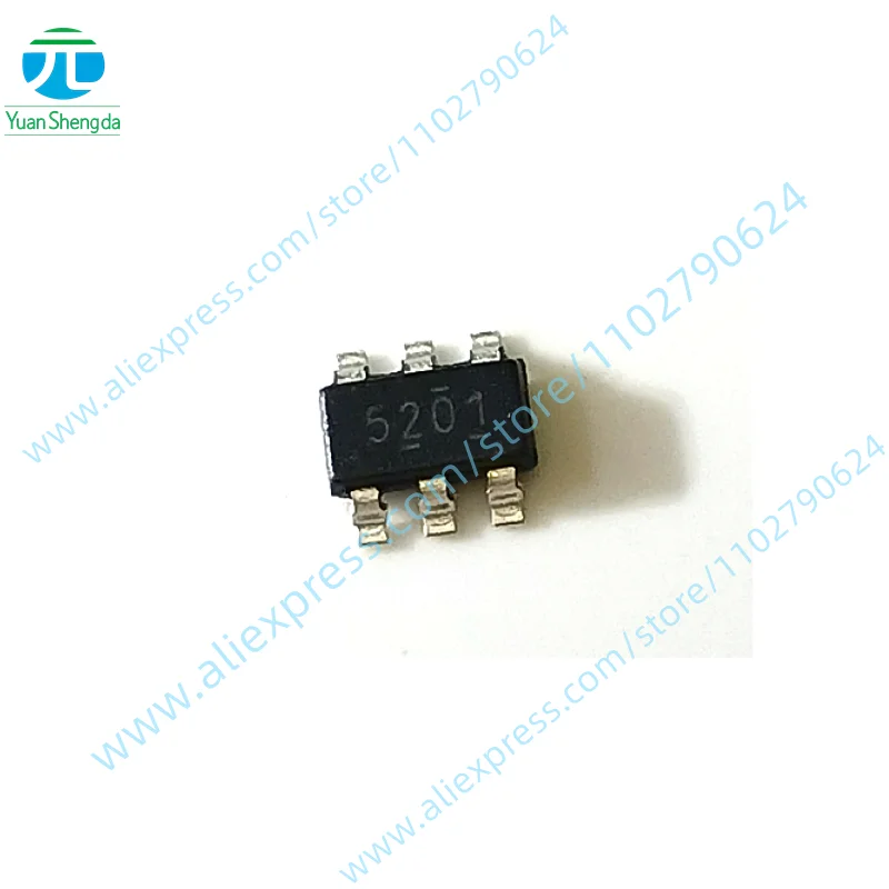 

5PCS New Original TPS565201DDCR Synchronous Buck Regulator Chip SOT-23-6 5201