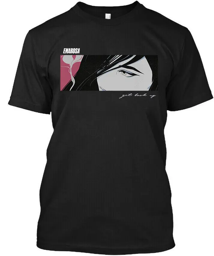 Новинка! Популярная футболка Emarosa с американским музыкальным графическим логотипом, роскошная винтажная футболка большого размера