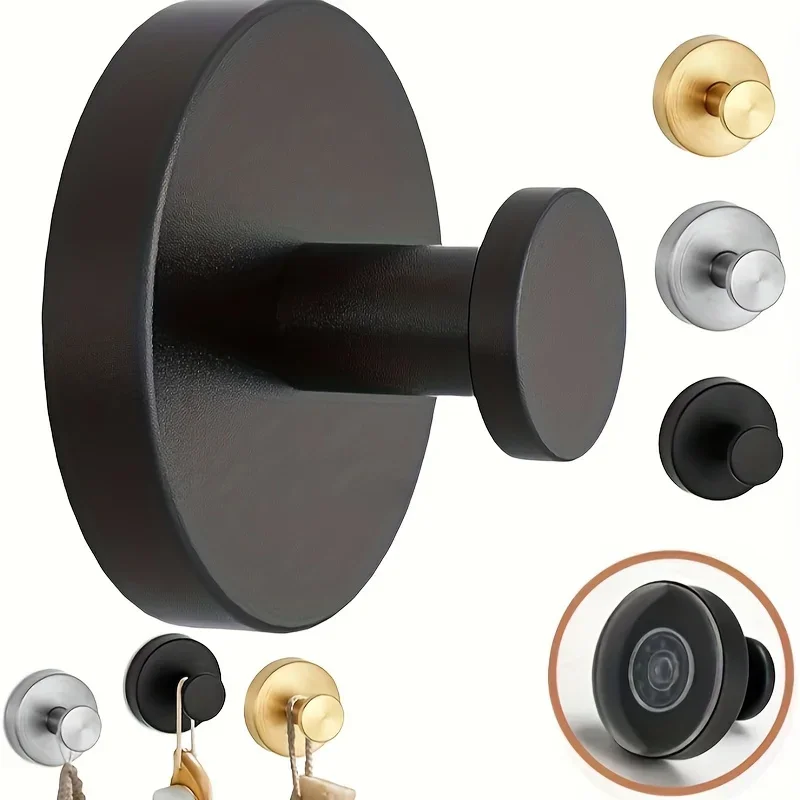 

1/2pcs Suction Cup for Shower, Bathroom Hanging Towels Robe Loofah Hook, Mounting On Glass Shower Doors, Tile, Mirrors