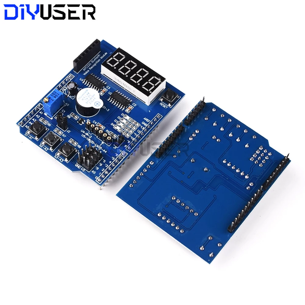 TS1003L Expansion Board Shield for UNO R3 MEGA 2560 with Buzzer LED Button Potentiometer Starter Kit for DIY Projects