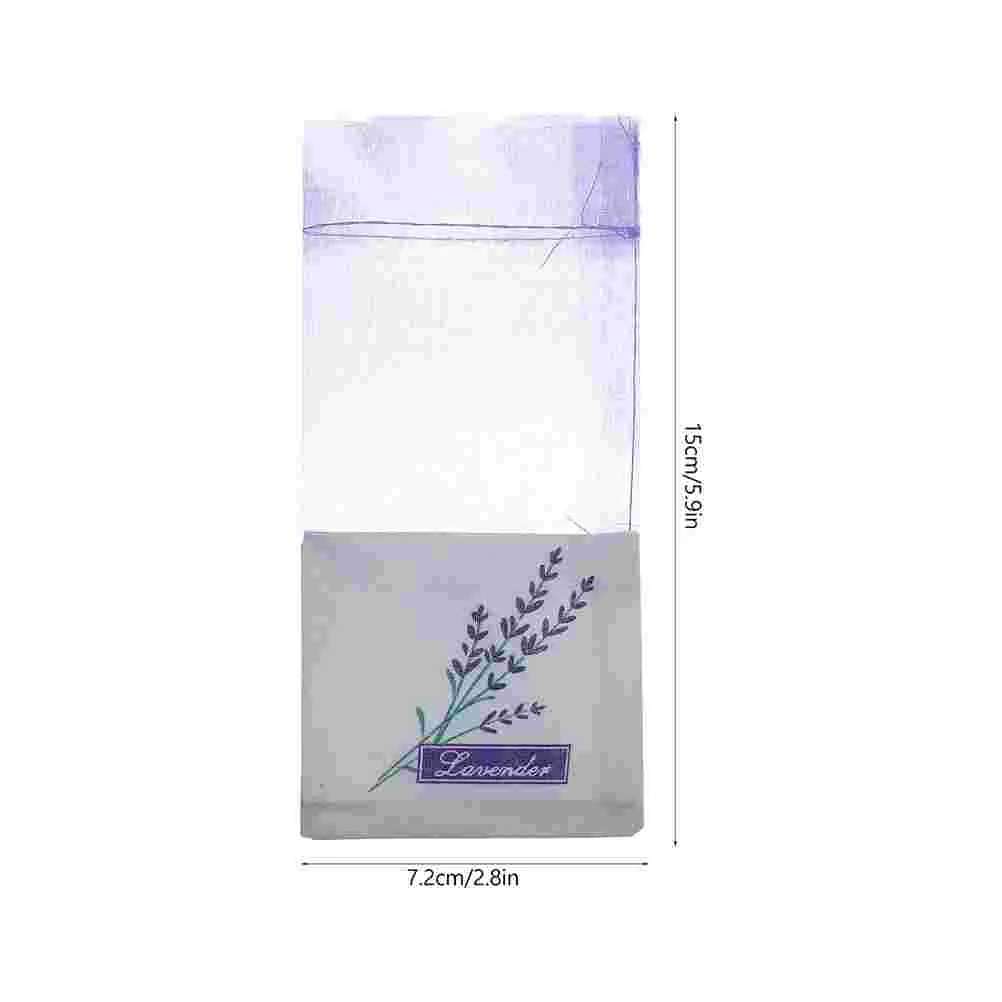 50 Pcs Vosarea Lavender Empty Sachet Bags Packaging Drawstring Clear Gift Wardrobe