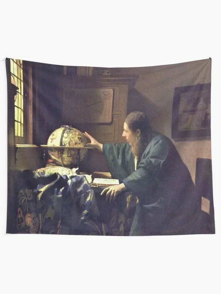 HD The astronomer, by Johannes Vermeer - HIGH DEFINITION Tapestry Room Decorations Aesthetics Bedrooms Decor Tapestry