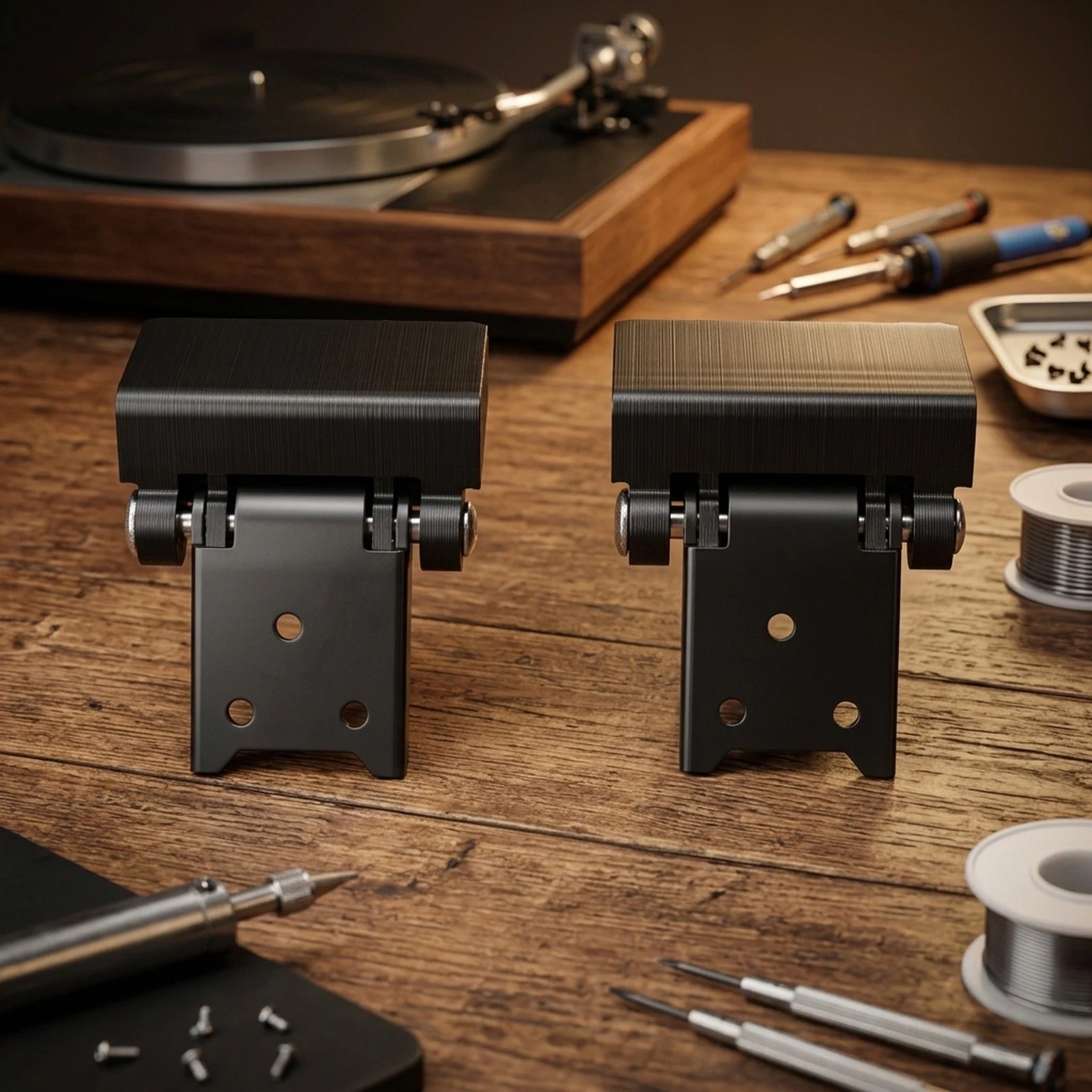 Dust Cover Hinge Turntable Parts For PS-11 PS-22 P-200 RW777 -Record Player Lid Support Bracket Hardware