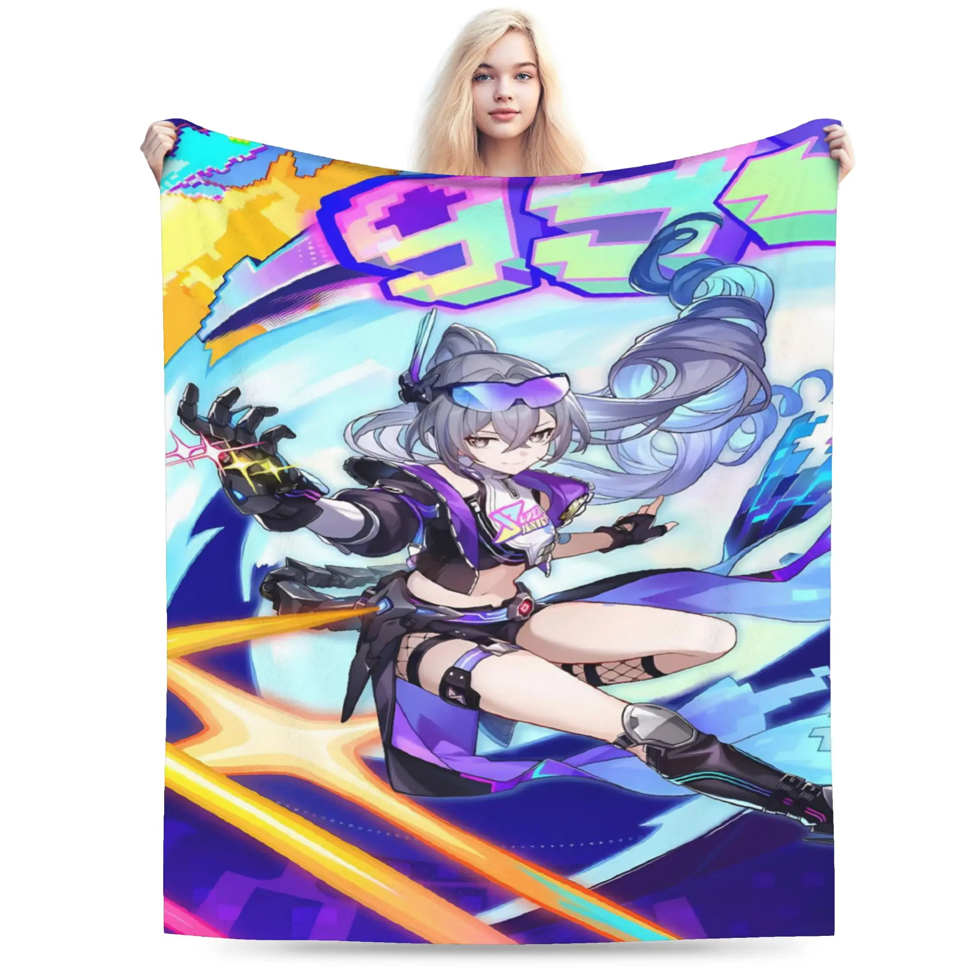 New Arrival Honkai Star Rail Blanket Super Soft Fleece  Relax Throw Blankets Machine Washable