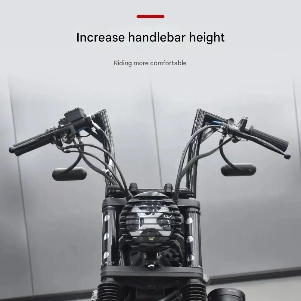 【Good quality】For HONDA Rebel CM300 high handle comfortable horn handle retro variable handlebar rear tilt handlebar accessories