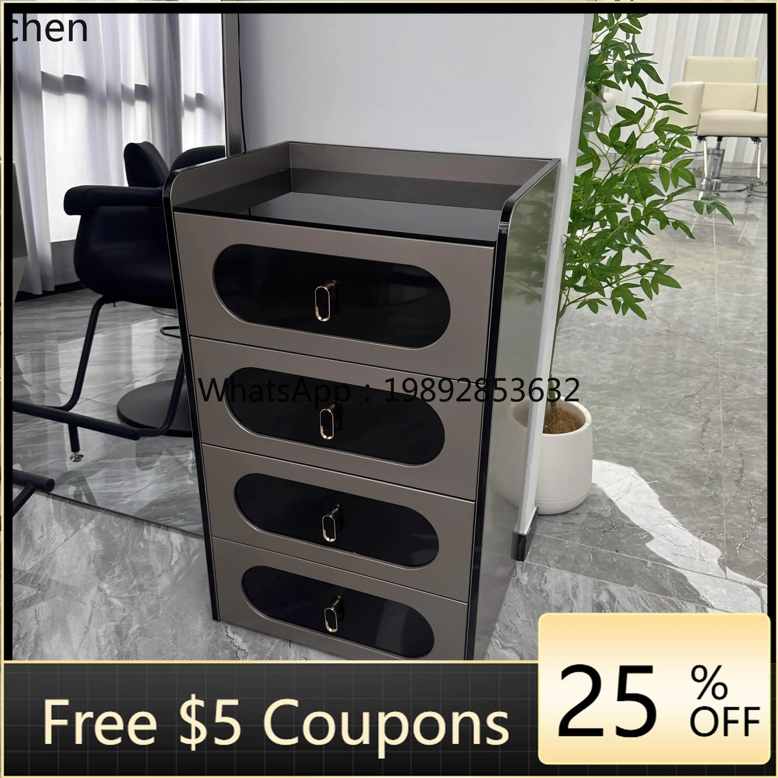 

hairdresser tool hair cutting cabinet hair salon storage rack small cabinet cart barber shop drawer