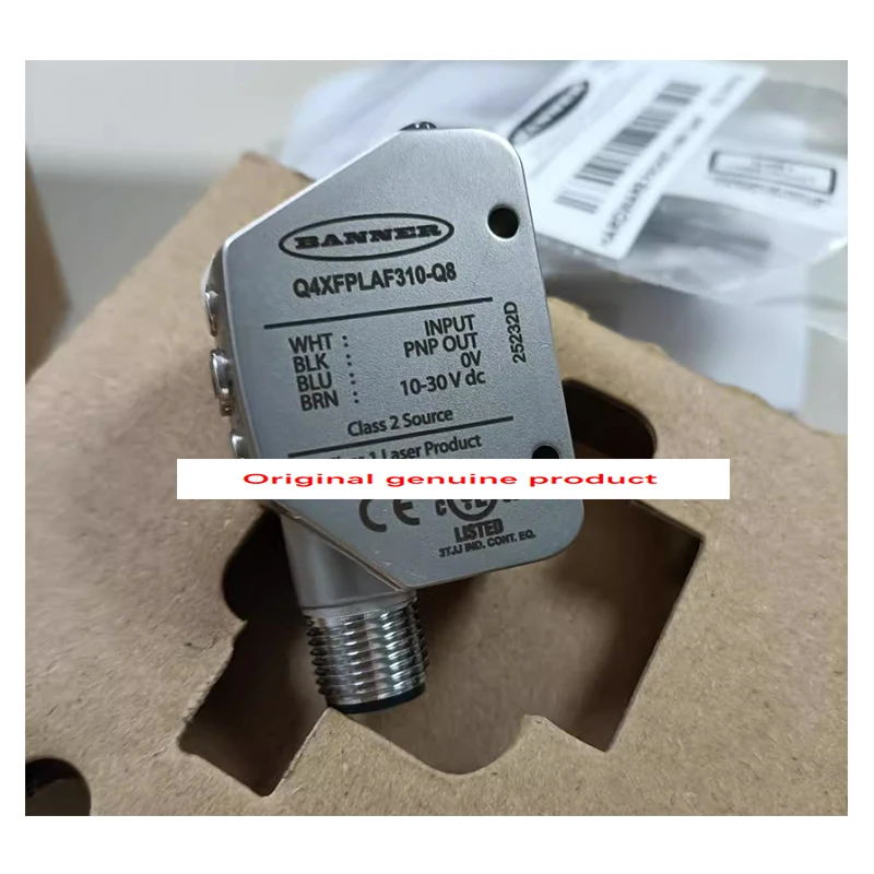 Original BANNER Laser ranging sensor Q4XFPLAF310-Q8