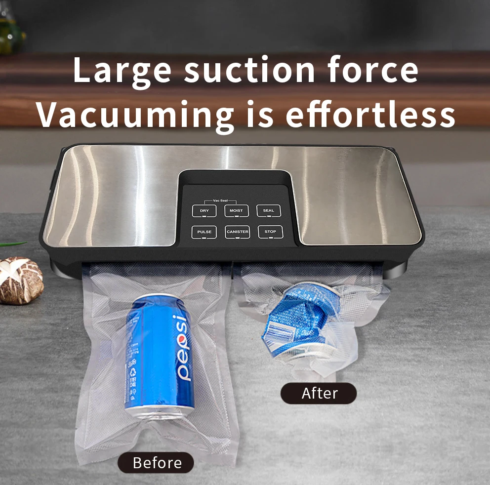 Wholesale Vacuum Packing Machine 80Kpa Food Saver 100w Kitchen Household Vacuum Small Sealer