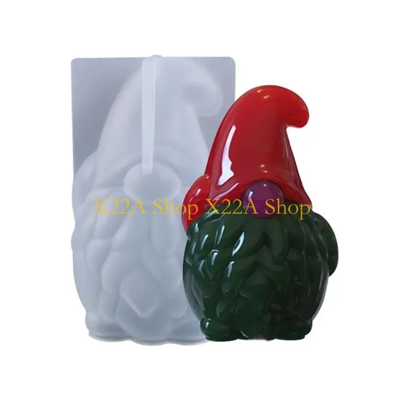 

Unique Santa Decoration Mold Aroma Plaster Silicone Mold Handicrafts Soap Casting Mold DIY Crafts Jewelry Mold