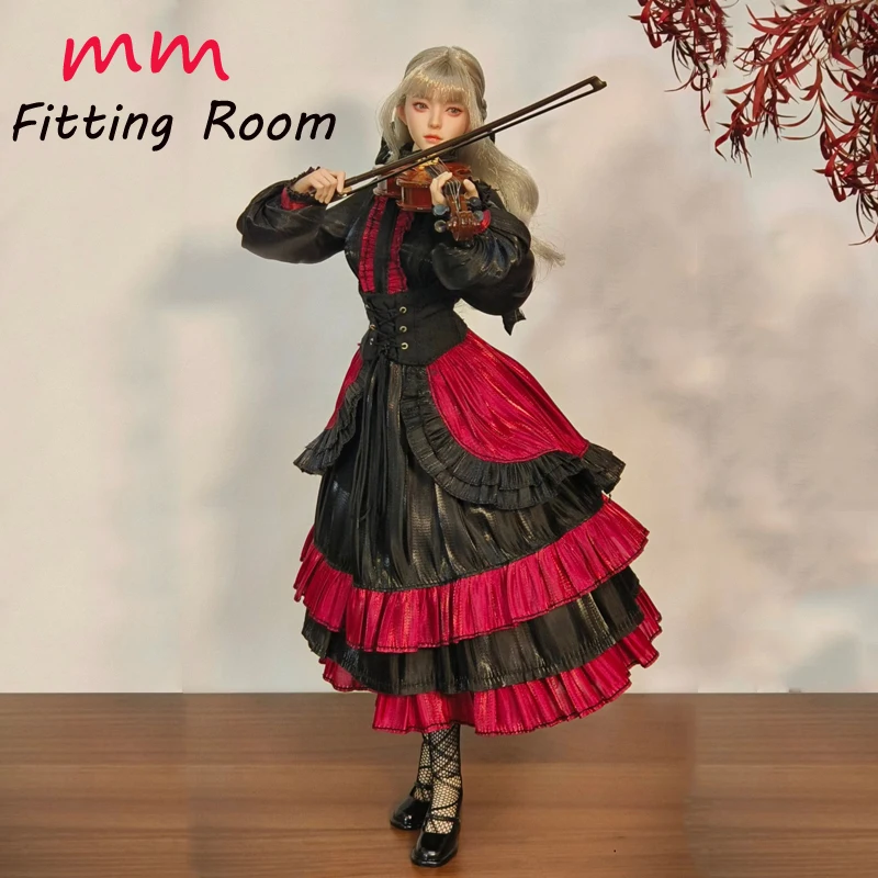 

1/6 Scale ACG-50 female Sleeve shirt cake dress fit 12'' soldier action figure doll