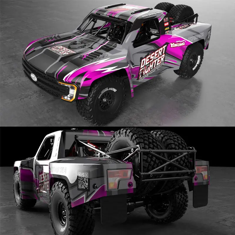 

Yikong YK4072 DF7 V3 1/7 Короткий грузовик для пустыни Off Road 6S RC Модель автомобиля с дистанционным управлением Электрический бесщеточный 4WD