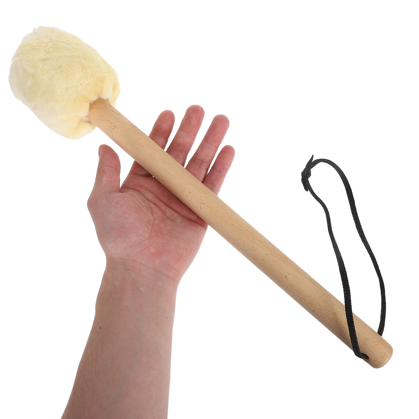 

1pcs Bass Drumstick Smooth Wood Handle Non-Skid Grip Light Portable Teaching Percussion Instrument Part Stage Performance Daily