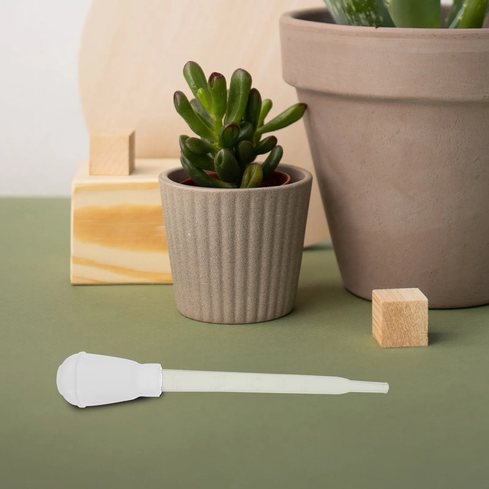 

2 Pcs Water Absorber Tray Flower Pot Plastic Tube Plant Saucer Large Tool for Planter Gardening Supplies
