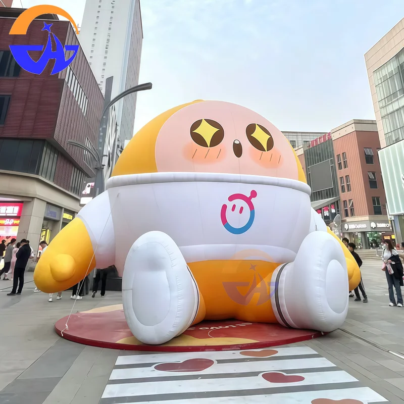 Modelos de ar infláveis personalizados para festa de ovos; adereços decorativos para melhorar a atmosfera em grandes eventos de shopping ao ar livre