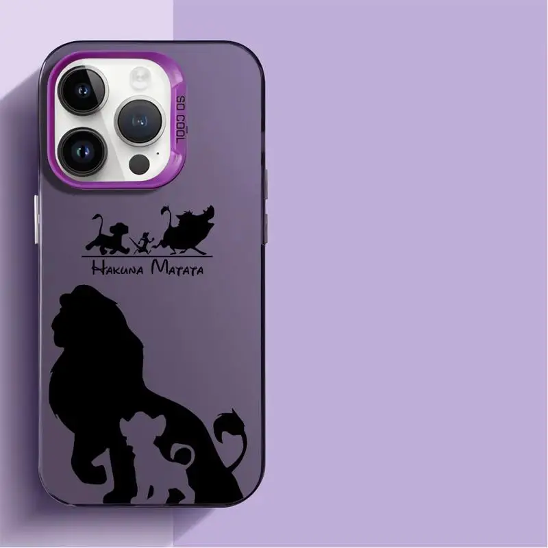 Disney Lion King Case For Apple iPhone 11 13 15 Pro Max 14 Plus 12 16 Silicone Shell Phone Cover Shockproof Protective Funda