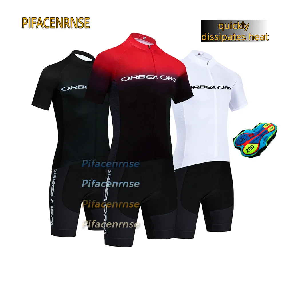 

2025 ORCA Cycling Jersey Bike Shorts Set Men Women Quick dry Ropa Ciclismo 4 Pockets Summer Pro Bicycle T-Shirt Clothing