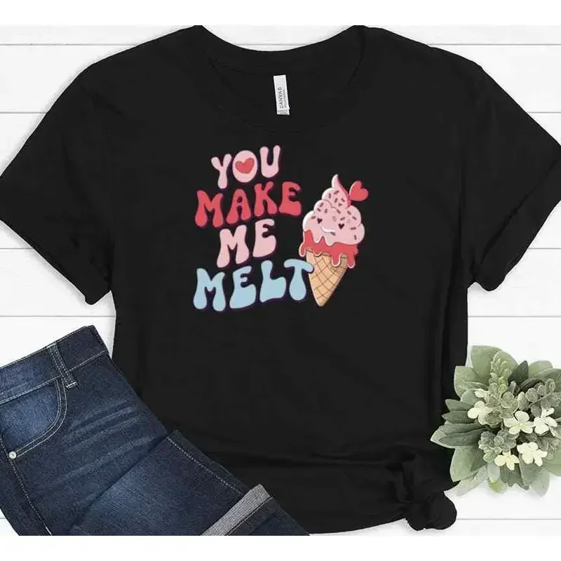 Ice Cream Retro Valentine s Day Cute Heart Funny Couple SweaT T Shirt Coffee Mug Vi