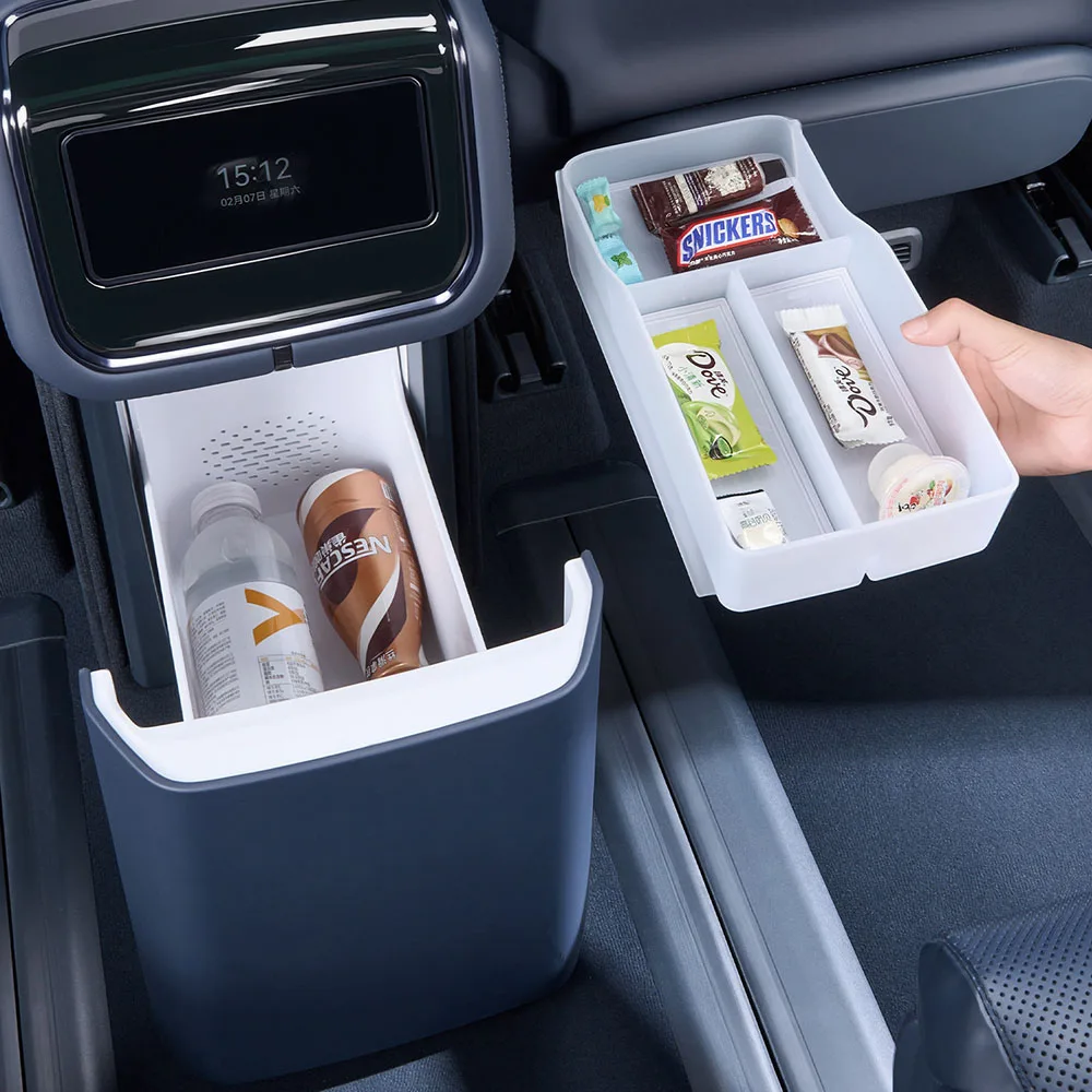 

For ZEEKR 8X 2026 Refrigerator Hanging Storage Box Automotive Modification Supplies Refrigerator Silicone Pad