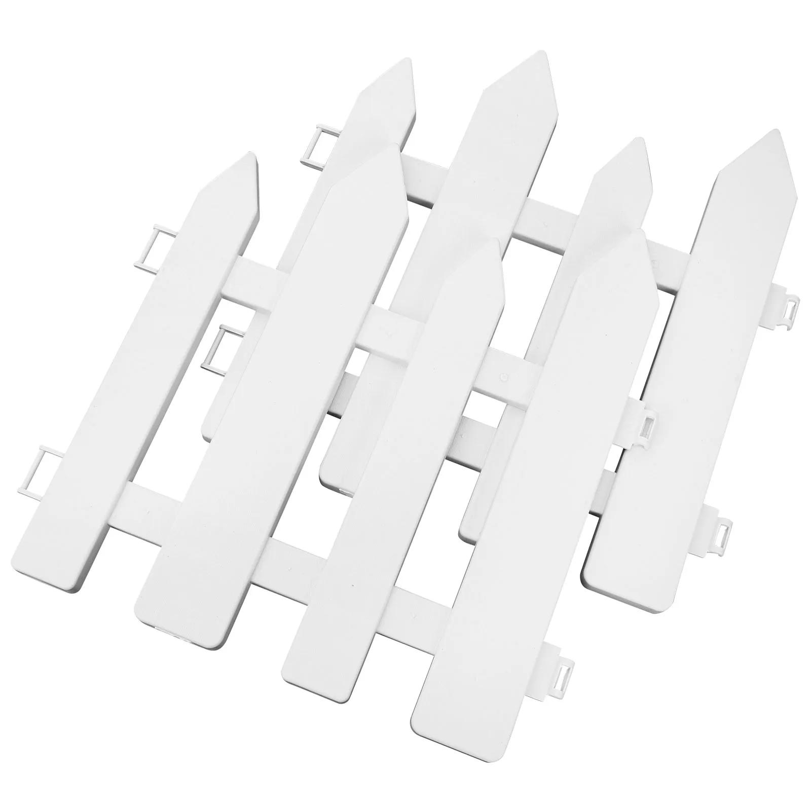 

2Pcs Garden Decorative L Border Fencing Yard Panel Small Plastic L scaping Temporary Picket Dog Fence Courtyard Edging