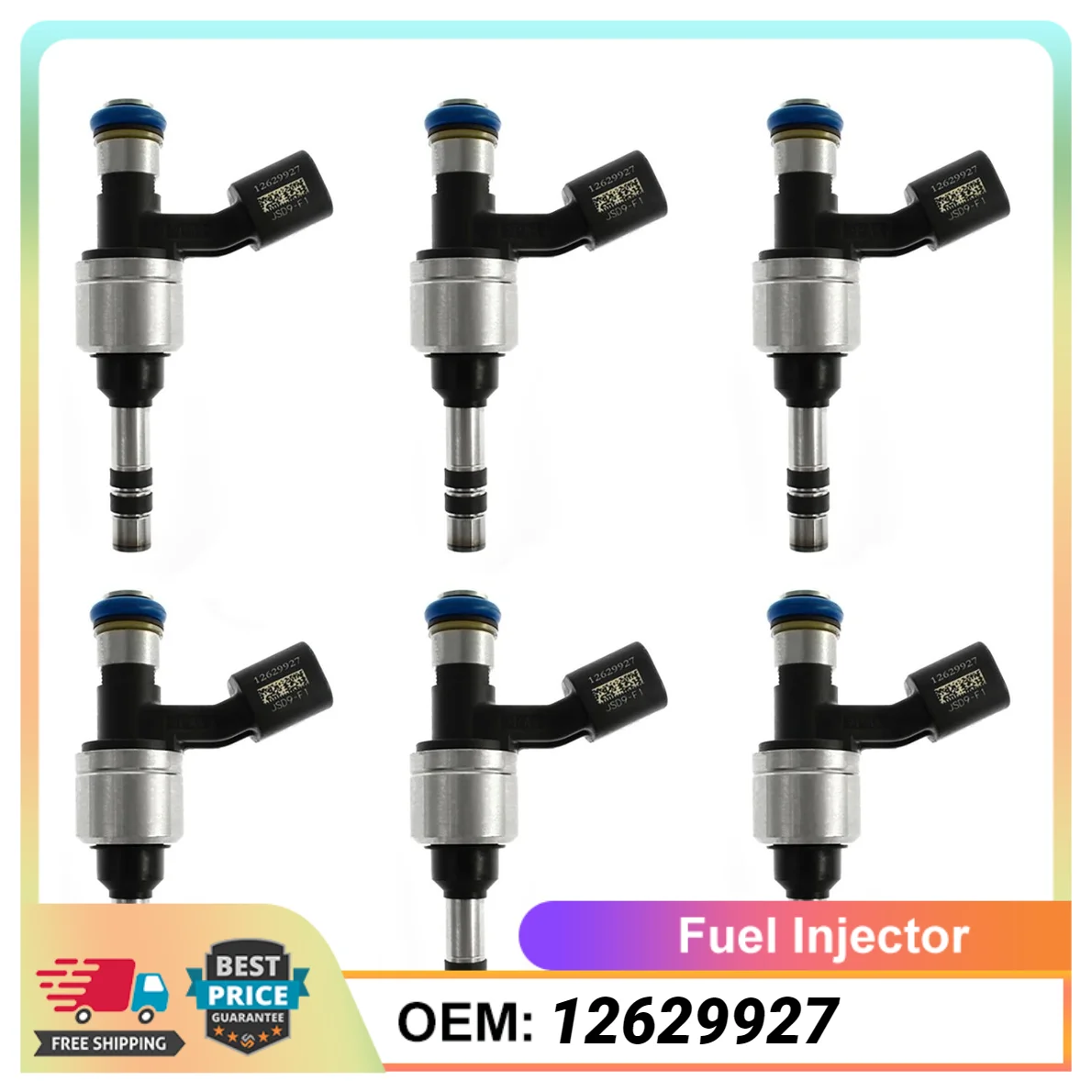 1/6PCS Fuel Injector 12629927 For GMC Terrain, Buick Allure Lacrosse, Cadillac CTS SRX, Chevrolet Captiva Sport Equinox