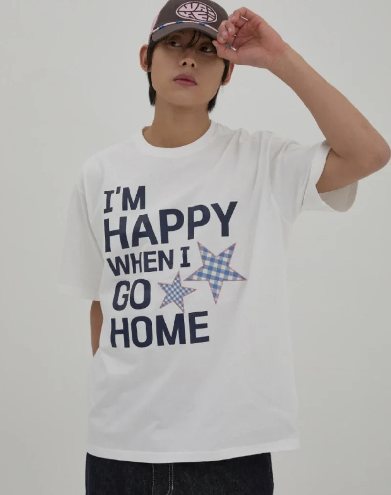 Nowe koszulki męskie i damskie na lato 2025 Koszulki z nadrukiem Koszulki y2k Koszulki Graficzne koszulki