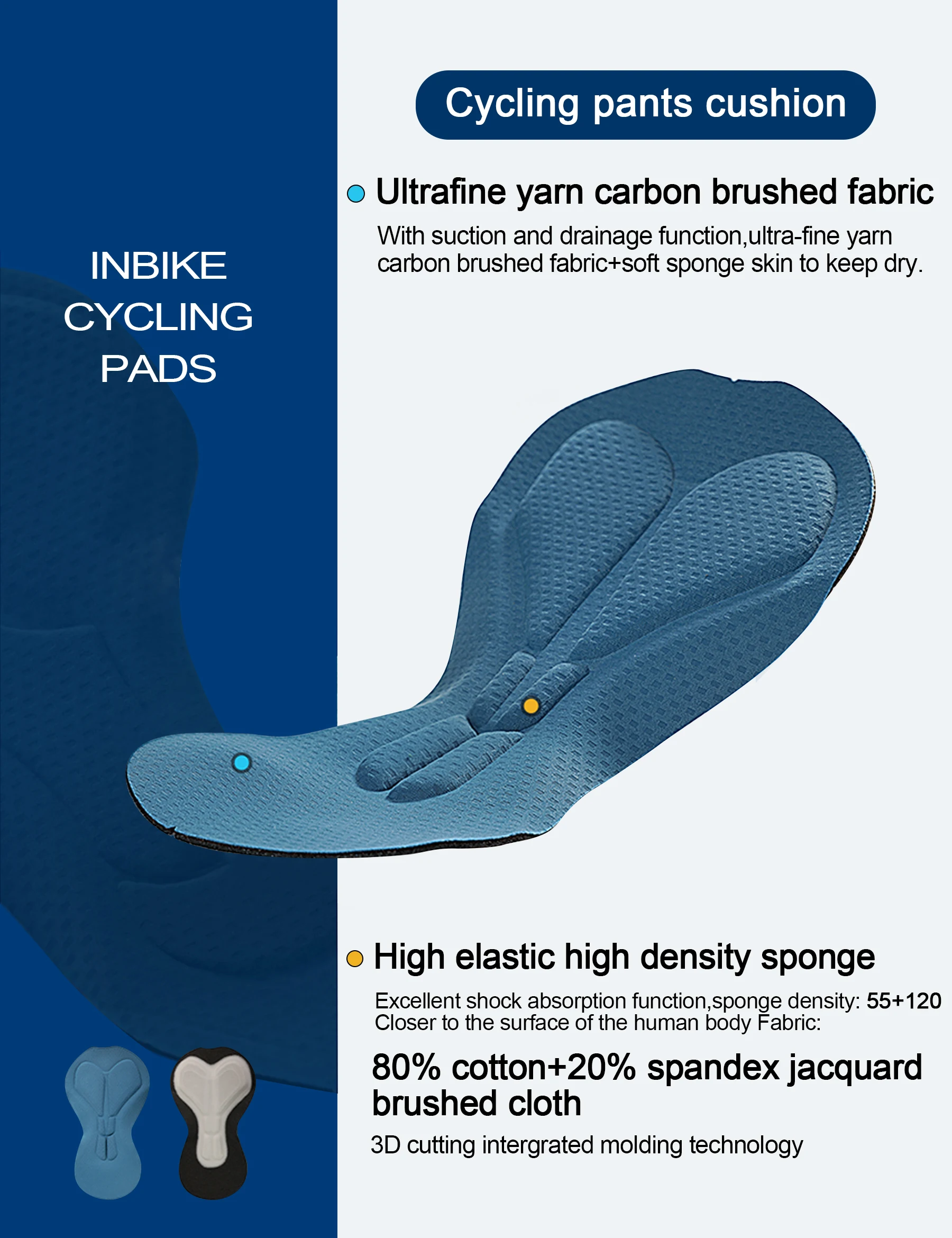 INBIKE Herren-Radsport-Set, langärmelig, Trägerhose, schnell trocknend, Rennrad-Anzug mit Taschen, Frühling und Herbst, Fahrradbekleidung für Herren – Detail 11