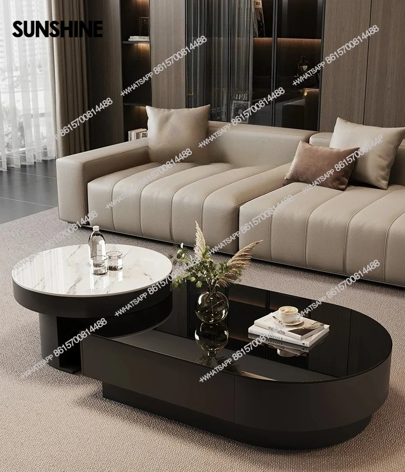 

Classic Versatile Coffee Table Trendy Luxury Modern Simple Coffee Tables Exquisite Glamour Mesa Plegable Living Room Furniture