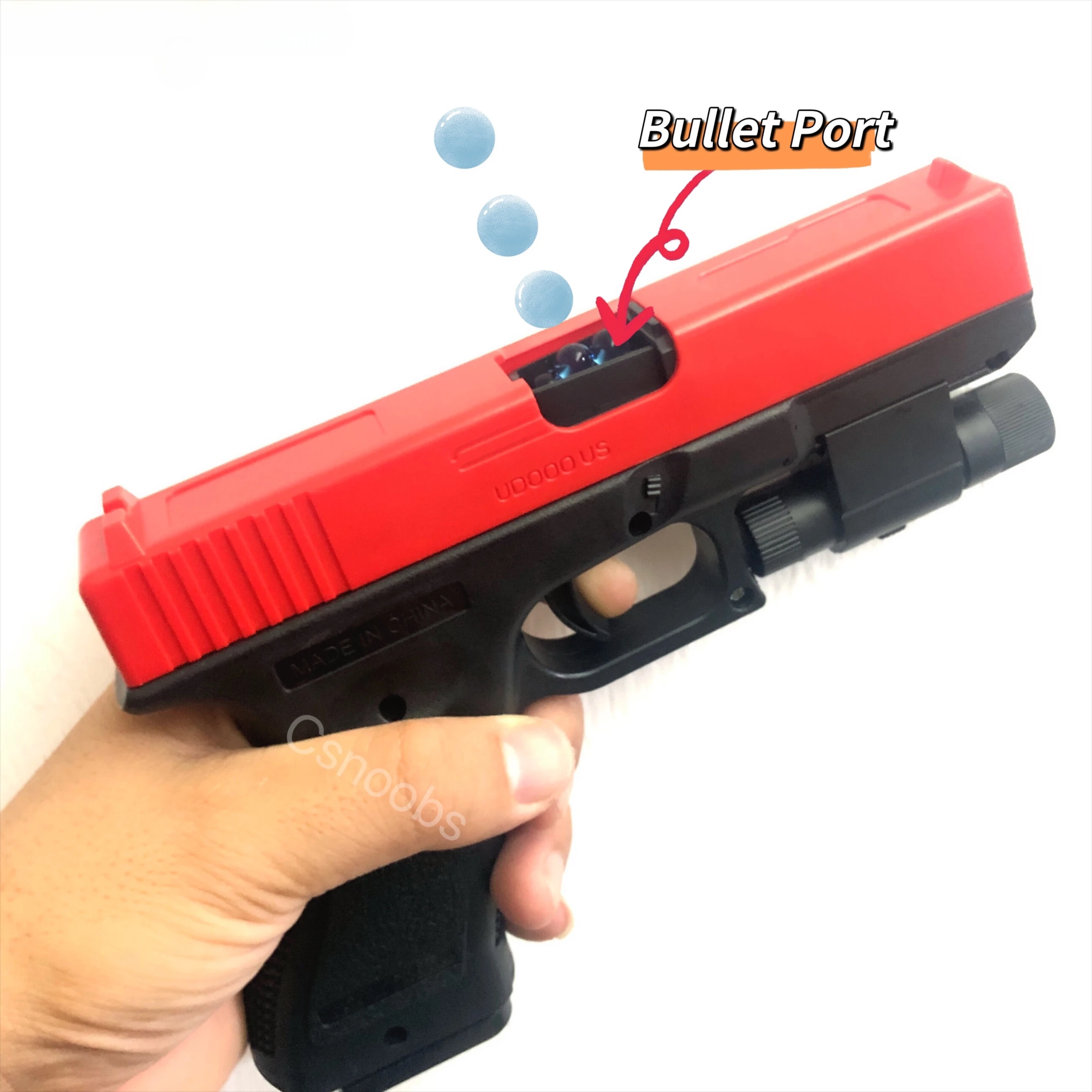 G17 Handmatig laden Veilig Zacht kogelpistool Lange afstand schieten Pistool CS Outdoor Wapen Schietspel Verjaardagscadeau voor kinderen Volwassen