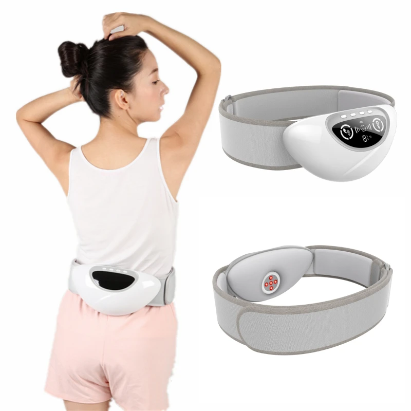 

Abdomen Massager, Electric Waist Heating Belt, Menstrual Heating Pad for Period Pain Relief, Air Compression Massager, ABS