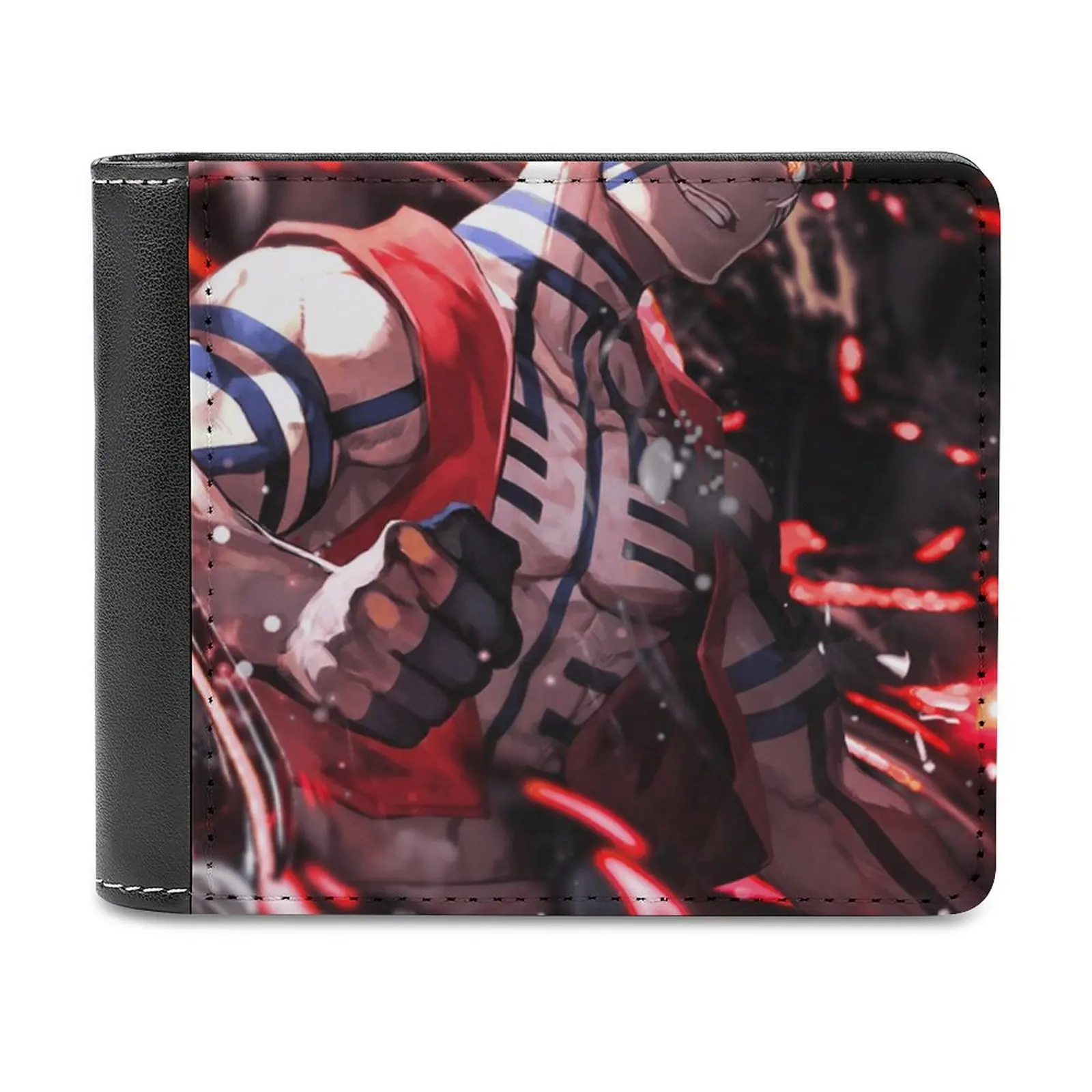 Aka Za Men's Wallet Purses Wallets New Design Dollar Price Top Men Leather Wallet Akaza Demon Vintage Horror Occult Anime Devil