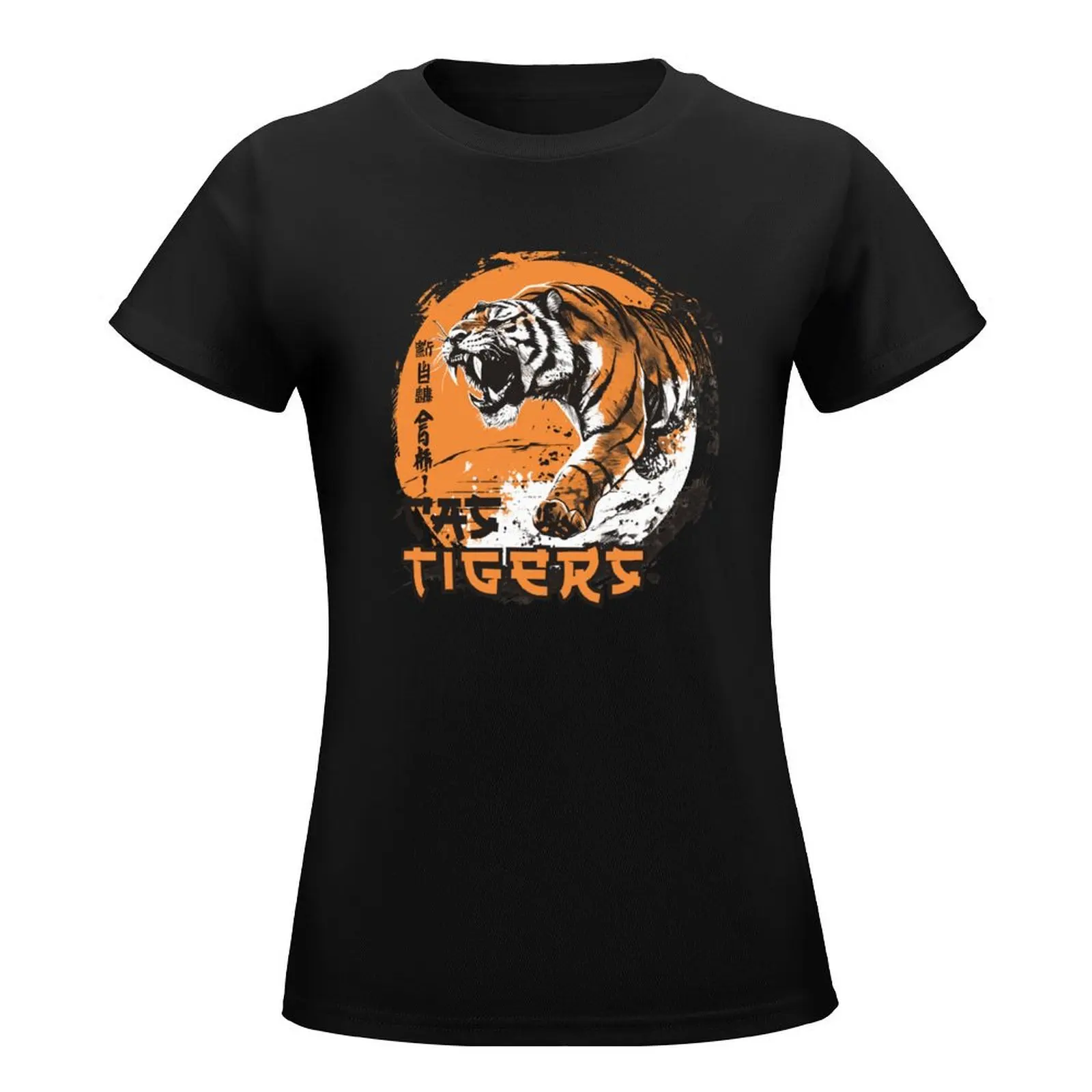 Japanese Cas Tiger T-Shirt funny plus size tops customs design your own Aesthetic clothing Woman fashion