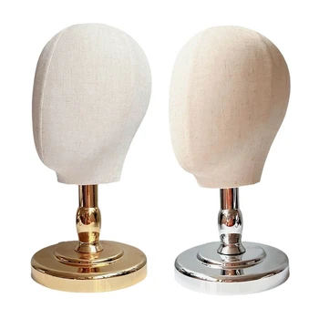 21 Inch Mannequin Head Wig Hat Display Stand Holder Portable Wig Hat Display Stand For…