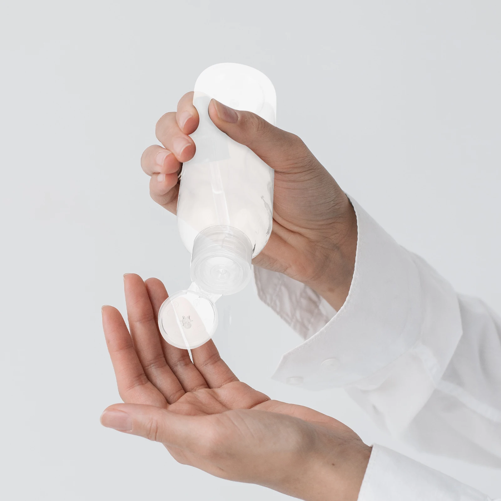 10 Uds botellas de viaje contenedores de artículos de tocador de plástico para champú loción acondicionador botellas recargables portátiles a prueba de fugas