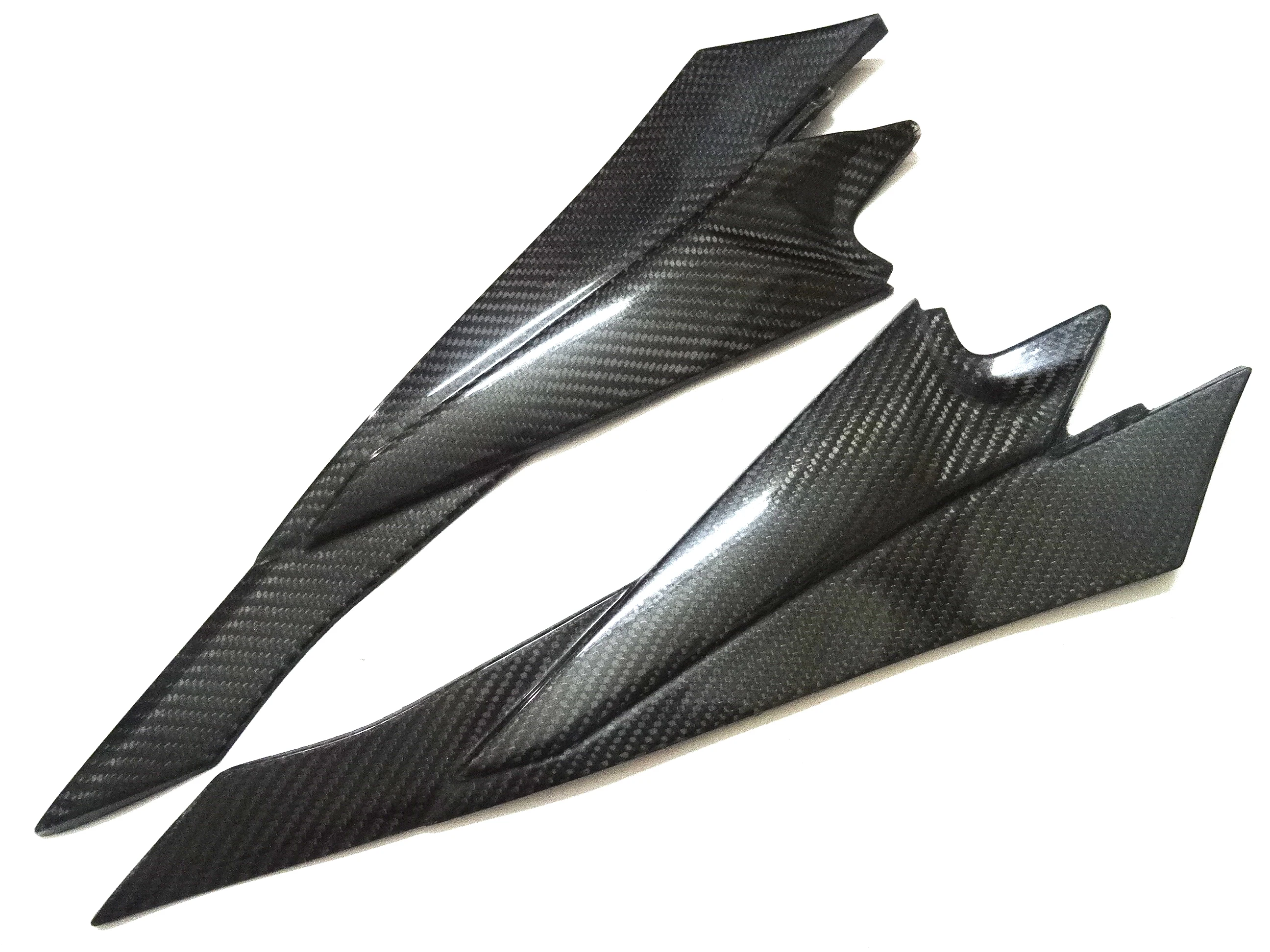 100% Carbon Fiber Gas Tank Cover Left Right Sides Panels Fairing For Suzuki GSXR600 GSXR750 2008 2009 2010 GSX-R 600 750