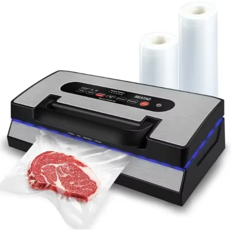 SEATAO VH5188 Automatic Vacuum Sealer Machine, 90kPa Multifunction Commercial Vacuum Food Sealer For Food Preservation