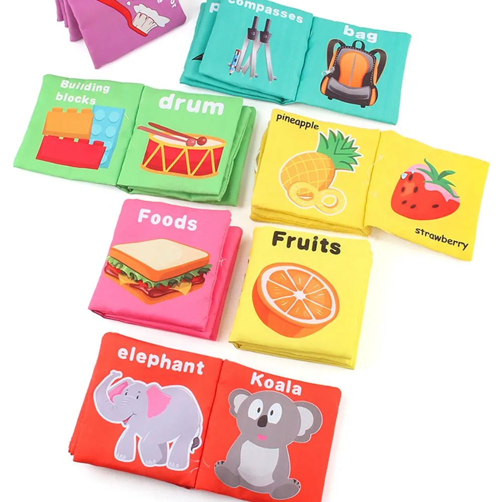 Fabric Cloth Book Audio Paper Educational Toy Parent Interaction Early Education Puzzle Cognize Read Childs Baby Learn Soft Book