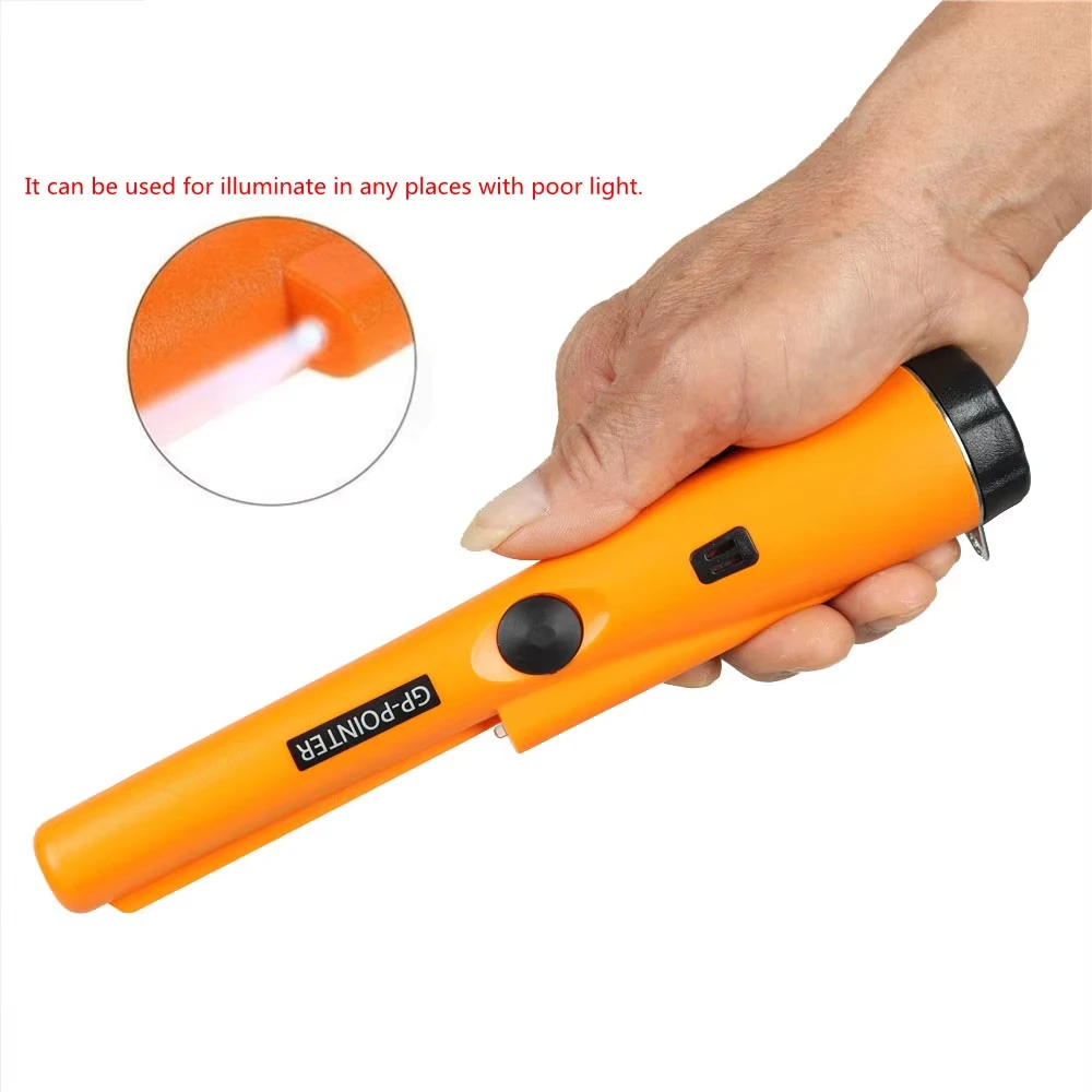 High-efficiency Handheld Metal Detector Waterproof Pointer Needle Tip Detection Metal Coin Gold Detection Rod Anti-loss Bracelet