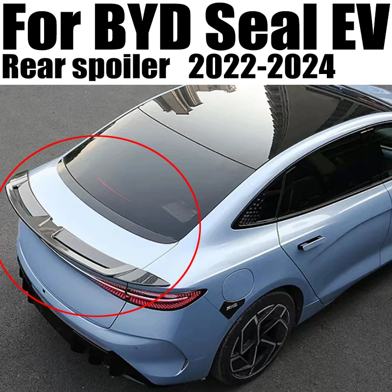 

Suitable for BYD Seal EV 2022-2024 DA car rear spoiler tail wind wing decorative strip design protector decorative accessories
