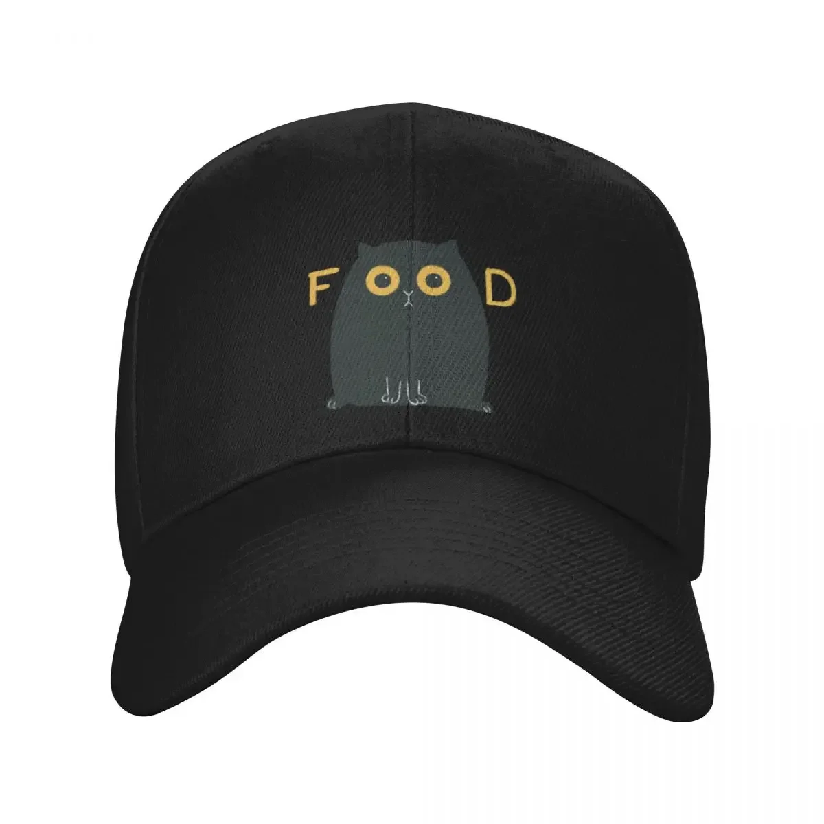 

Hungry black cat Baseball Cap Brand Man cap |-F-| Sunscreen Women's 2025 Men's