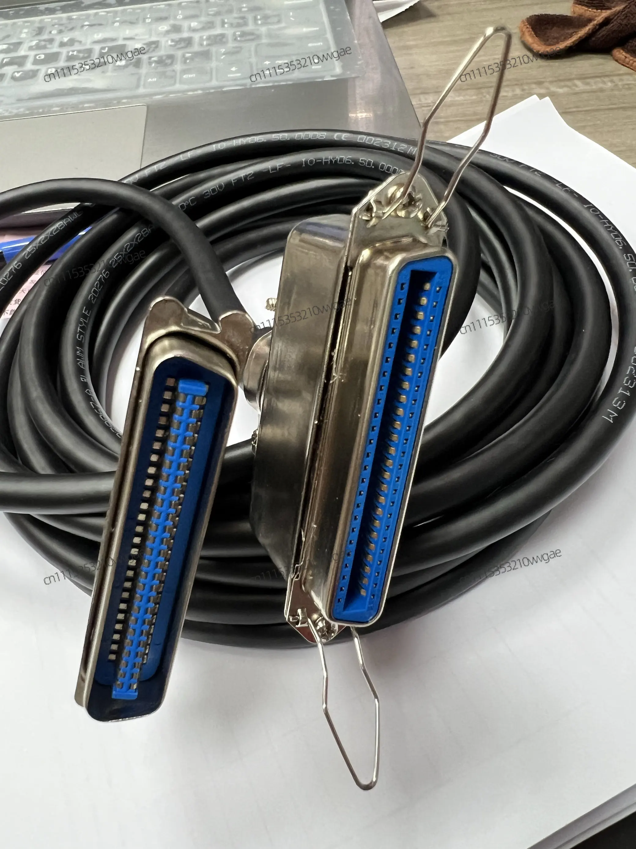 Soldering DDK Parallel Printer Cable CN-57 Series 14/24/36/50Pin Male to Female Equipment Connector Wire