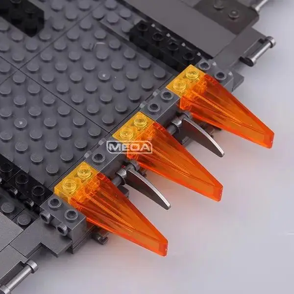 

1182pcs J-36 Fighter Building Block Set MOC Military Sixth Generation Aircraft Brick Model Self-assembly Jet Plane Toys Boys Gif