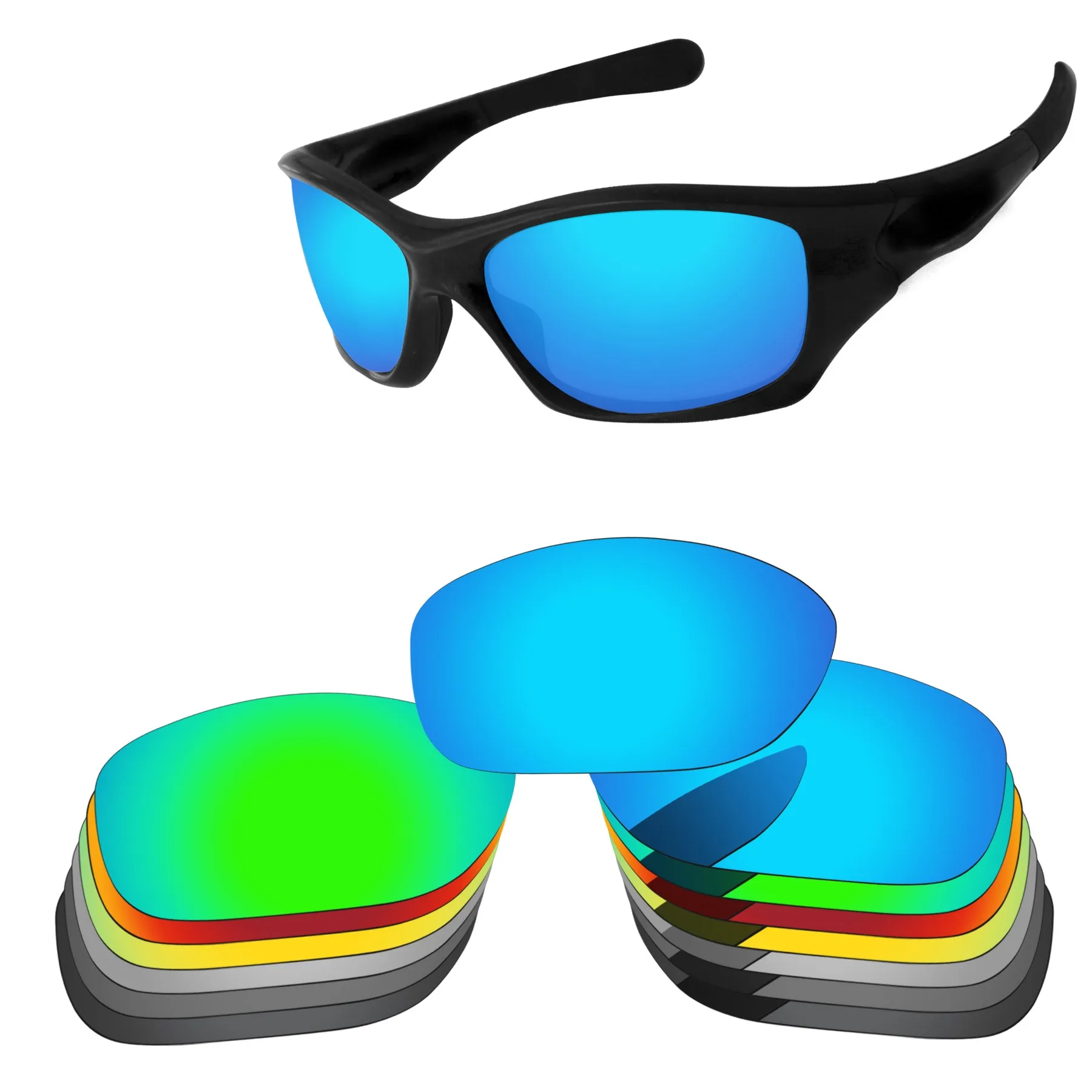 Bsymbo POLARIZED Replacement Lenses for-Oakley Pit Bull Sunglasses 100% UVA & UVB Protection - Multiple Options