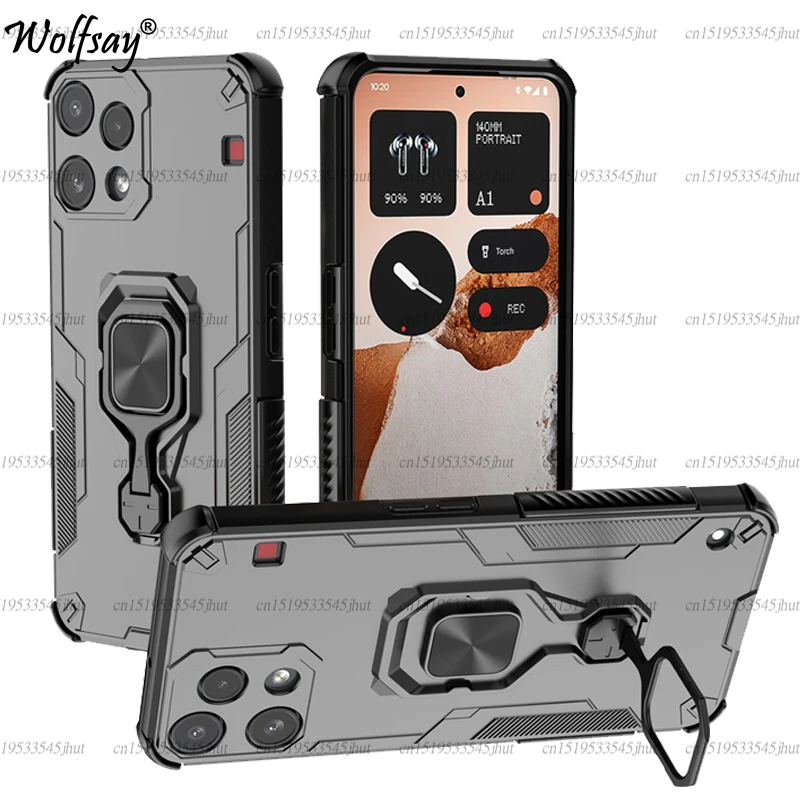 

Чехол для Nothing Phone 3a Lite с магнитной подставкой-держателем, чехол для Nothing Phone 3a Pro, чехол для Nothing Phone 3a Lite