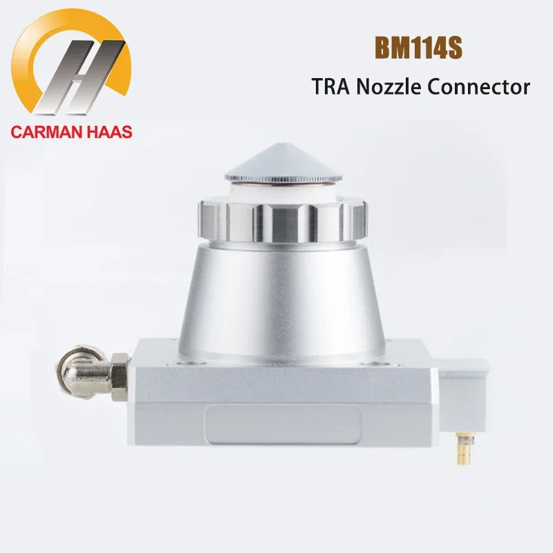 

Carmanhaas TRA Nozzle Connector for Raytools BM114S Flat Laser Cutting Head Nozzles Assembly