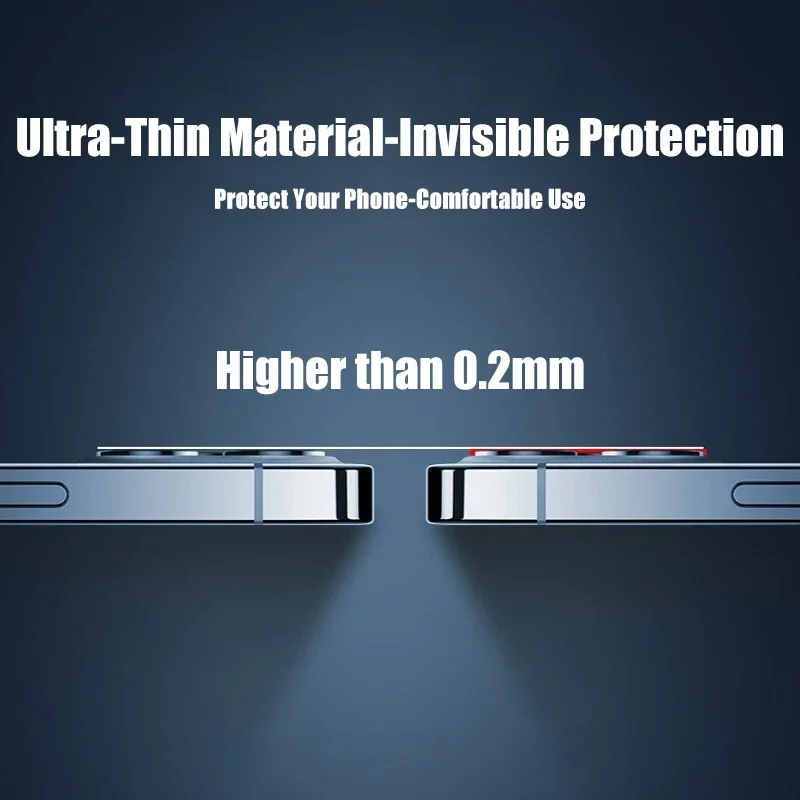 1-5Pcs Camera Cover Lens For IPhone 15 14 13 12 11 X XS XR Pro Max Mini Pius Lens Tempered Glass Protective Film view 3