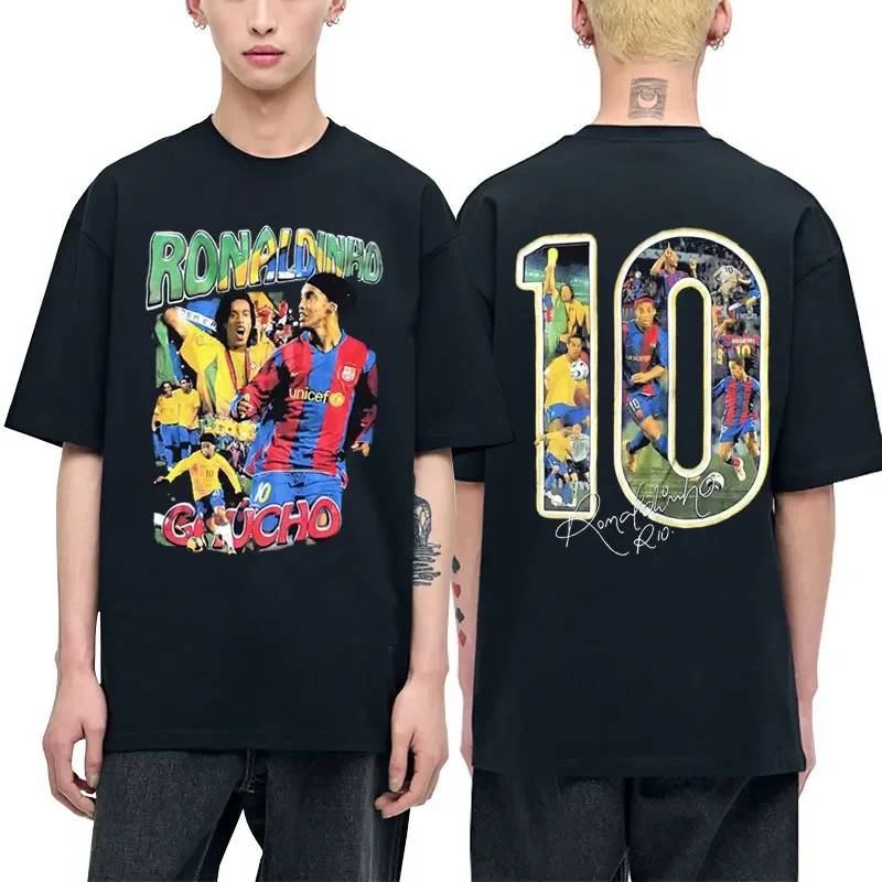 Limited Hot Sale Marino Morwood Ronaldinho Graphic Tshirt Man Fashion Streetwear Men Oversized Tees T-shirt Male Hip Hop T Shirt