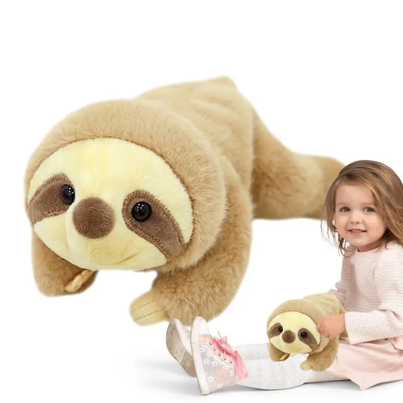 Sloth Stuffed Animal Cartoon Animal Doll 8 Inch Home Decoration Toy Plush for Kids Boys Girls Soft Accompanying Doll Pillow