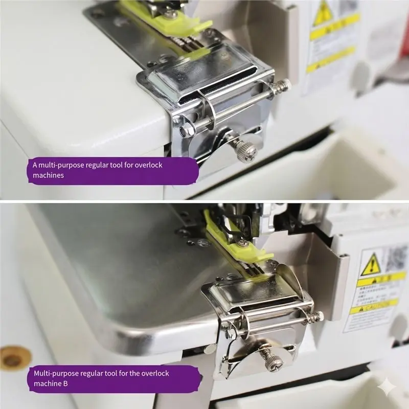 B23B Adjustable Edge Positioner Flanking Guide Tool Overlock Machine Accessories Lace Elastic Webbing B:Style B